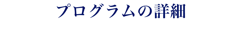 プログラムの詳細