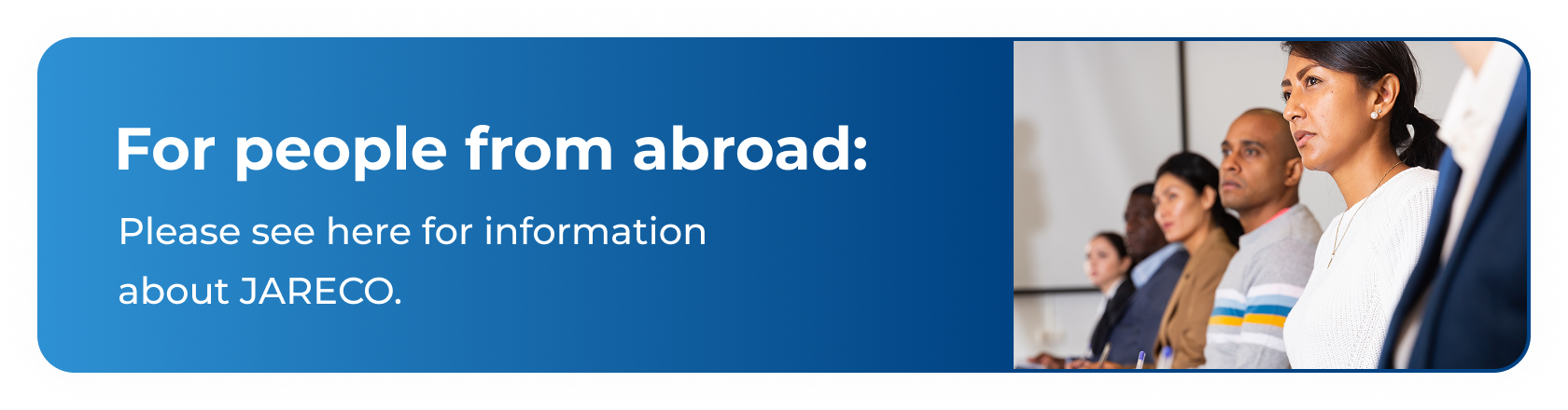 For people from abroad: Please see here for information about JARECO.